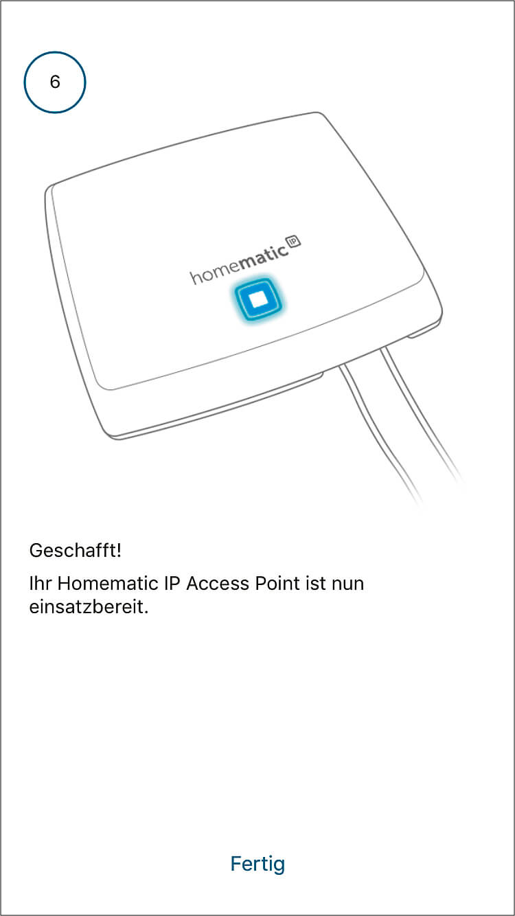 Bild 9: Damit ist der Access Point einsatzbereit, und über die authentifizierte Verbindung ist er sicher vor fremden Zugriffen geschützt.