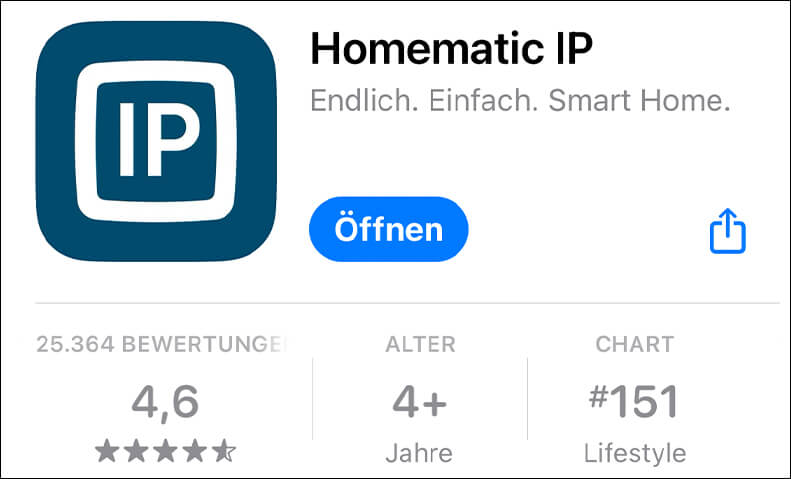 Die Homematic IP App Laden Sie aus dem Google Play Store bzw. dem Apple App Store die App „Homematic IP“ auf Ihr Android-/iOSMobilgerät. Diese App ist der Schlüssel für das besonders einfache Konfigurieren des Systems.