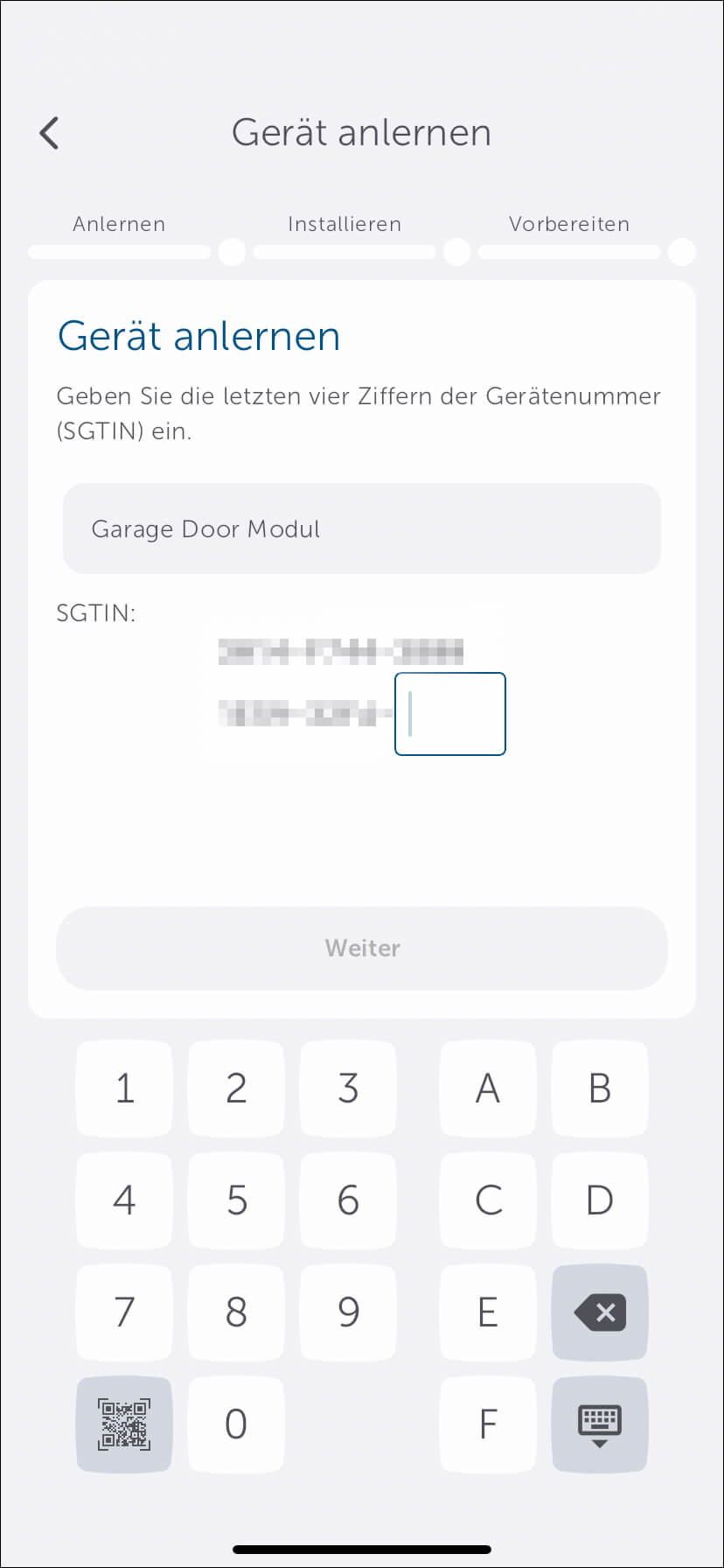 Bild 37: Das Homematic IP Modul erscheint automatisch in der App.